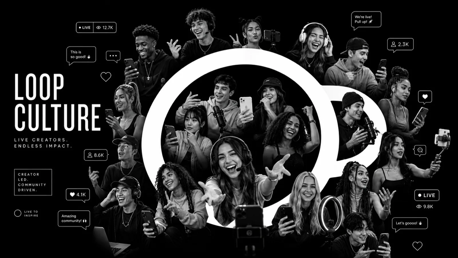 Loop Culture creator collage